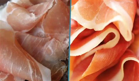 prosciutto crudo vs di parma.